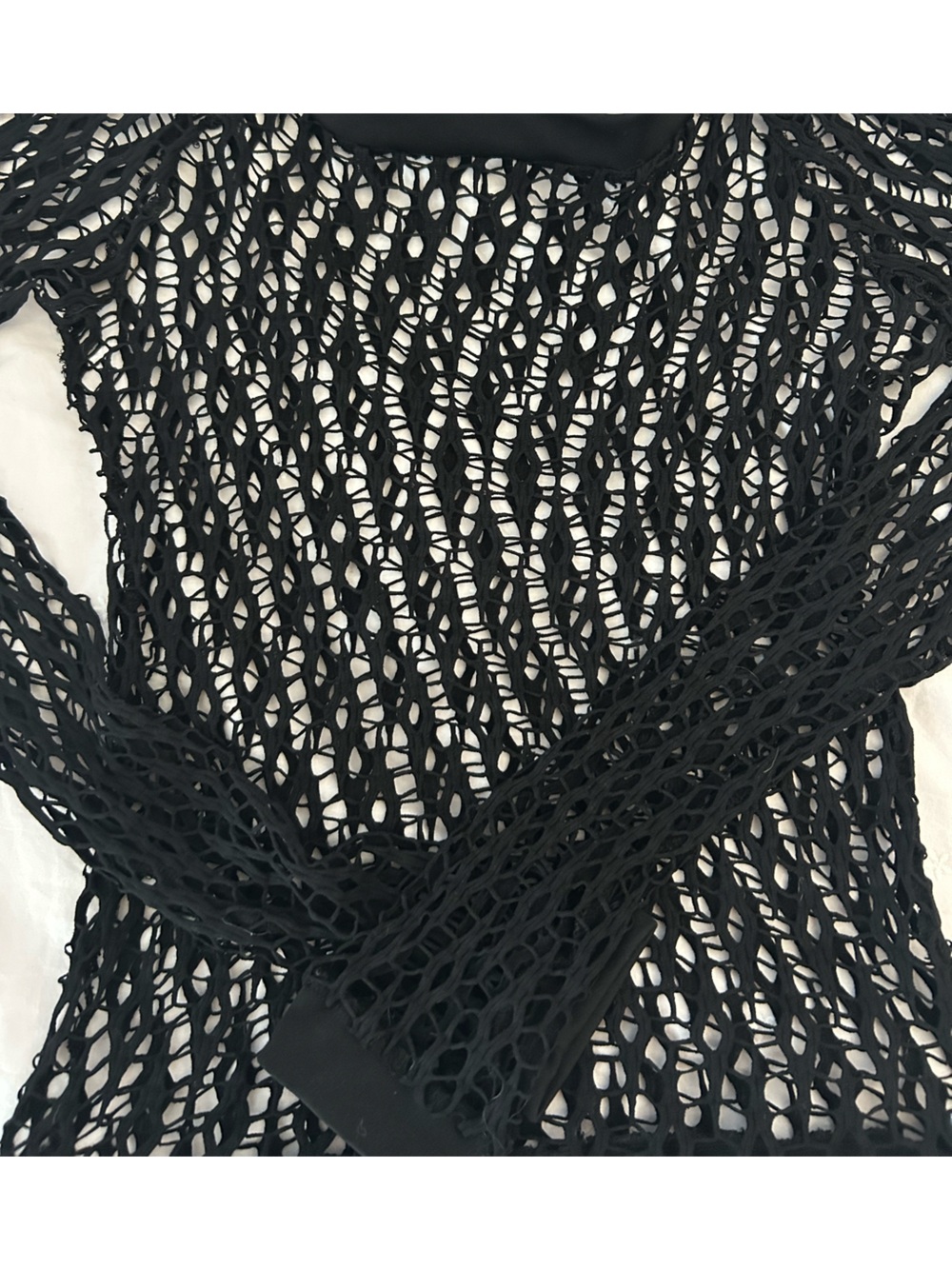 Y2K Rave Fishnet Top - Picture 3 of 3